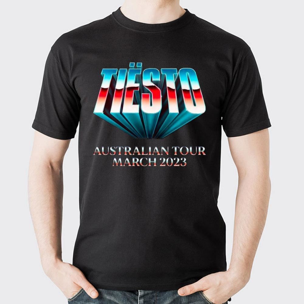 Tiësto Australian Tour March 2023 Awesome Shirts